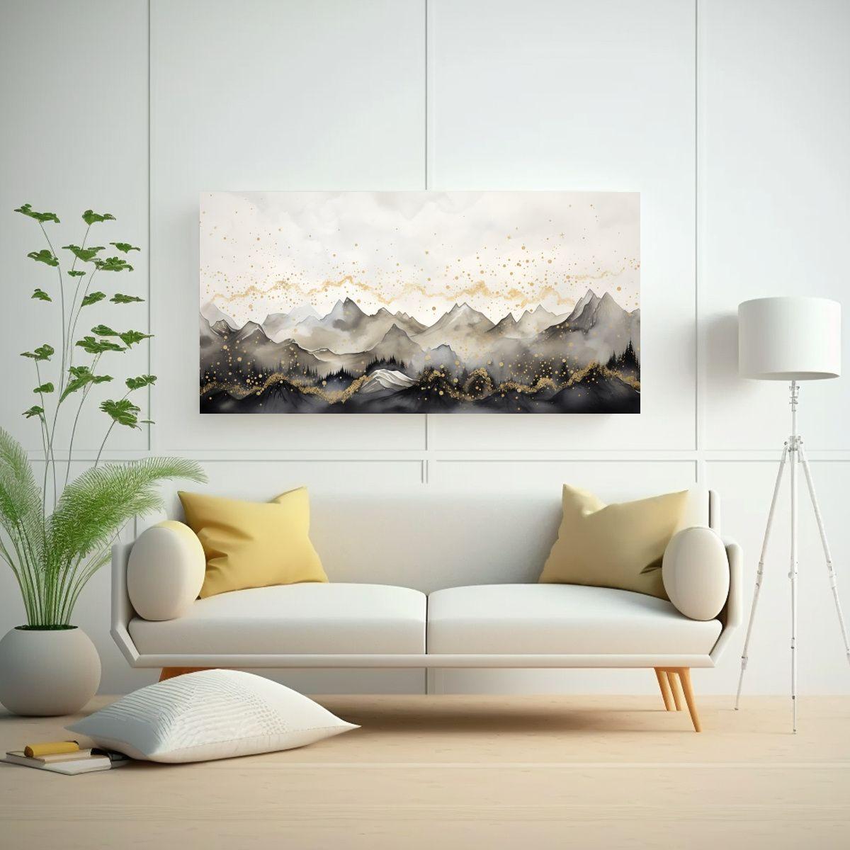 Pintura De Pared Con Estilo Elegante De Paisaje 100x50cm-2
