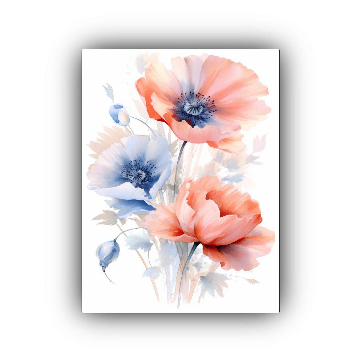 Cuadro De Decoración Con Imagen Acuarela Svg De 40x60cm-0