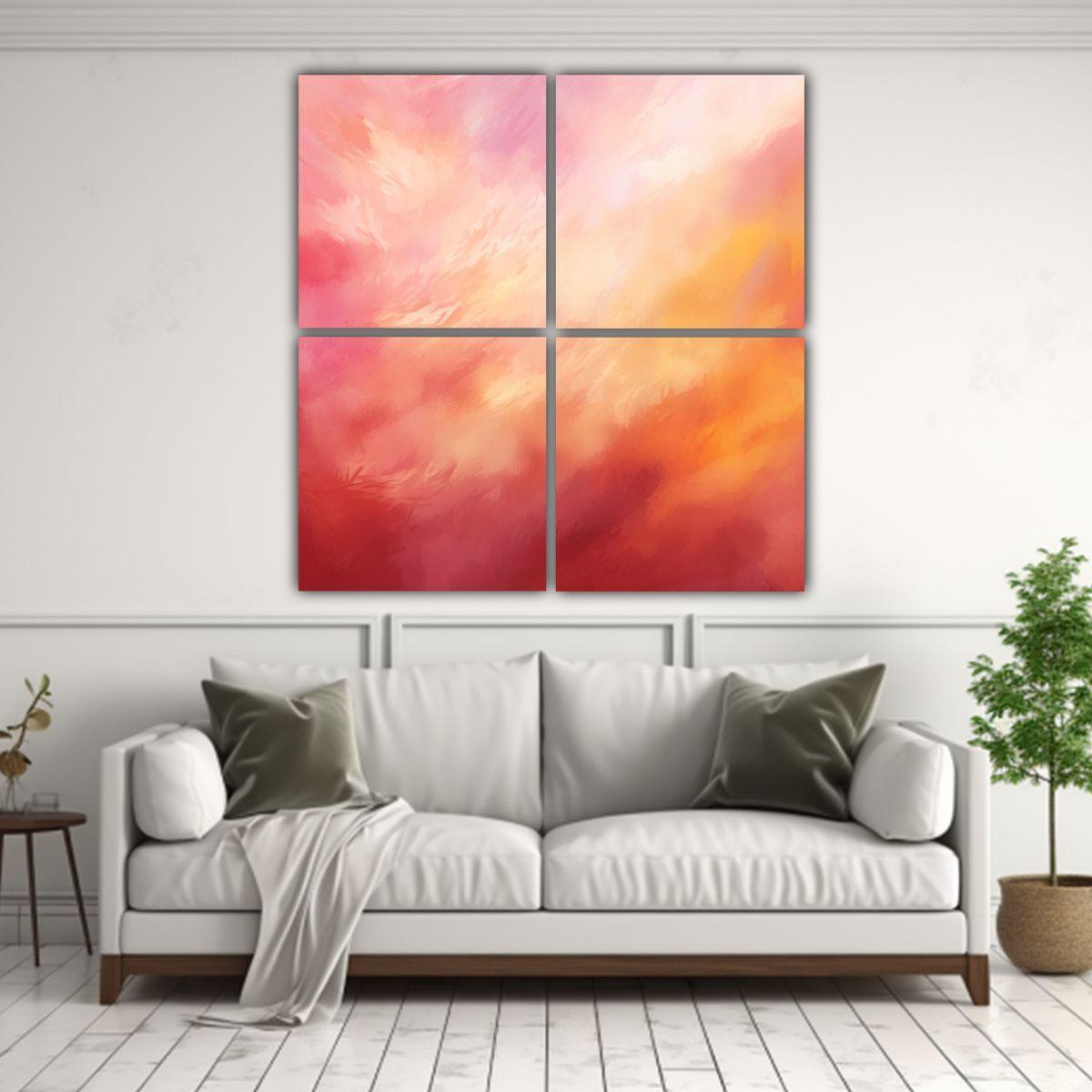 Lienzos De Tela Inspirador Equilibrio En Acuarela 40x40 Cm-2