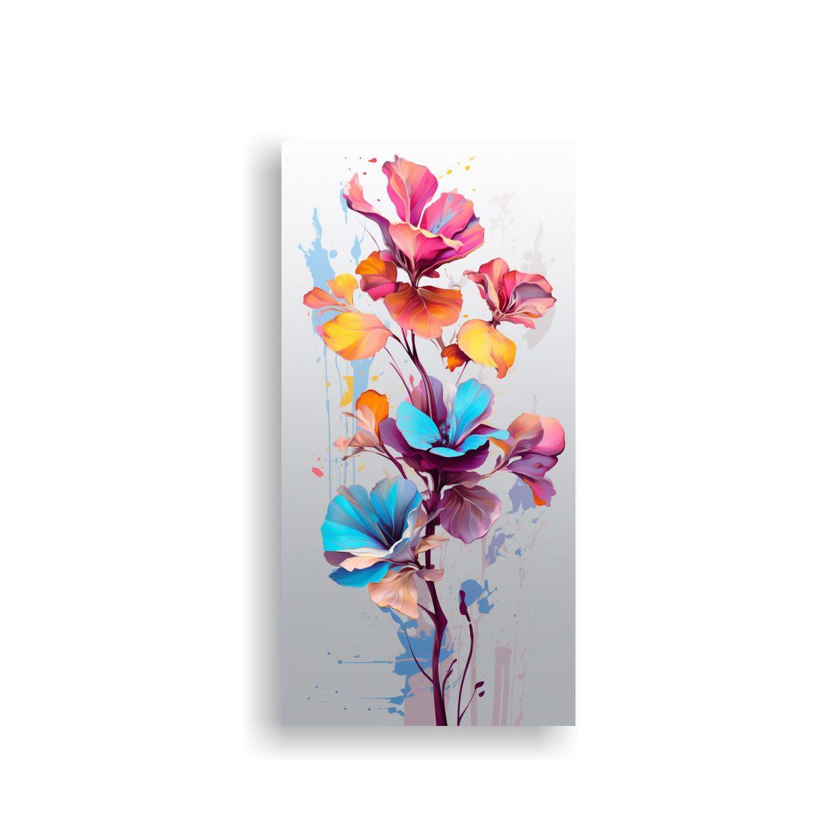 Cuadro Moderno Vitalidad A Con Atmosfera Neonoir 80x160 Cm-0