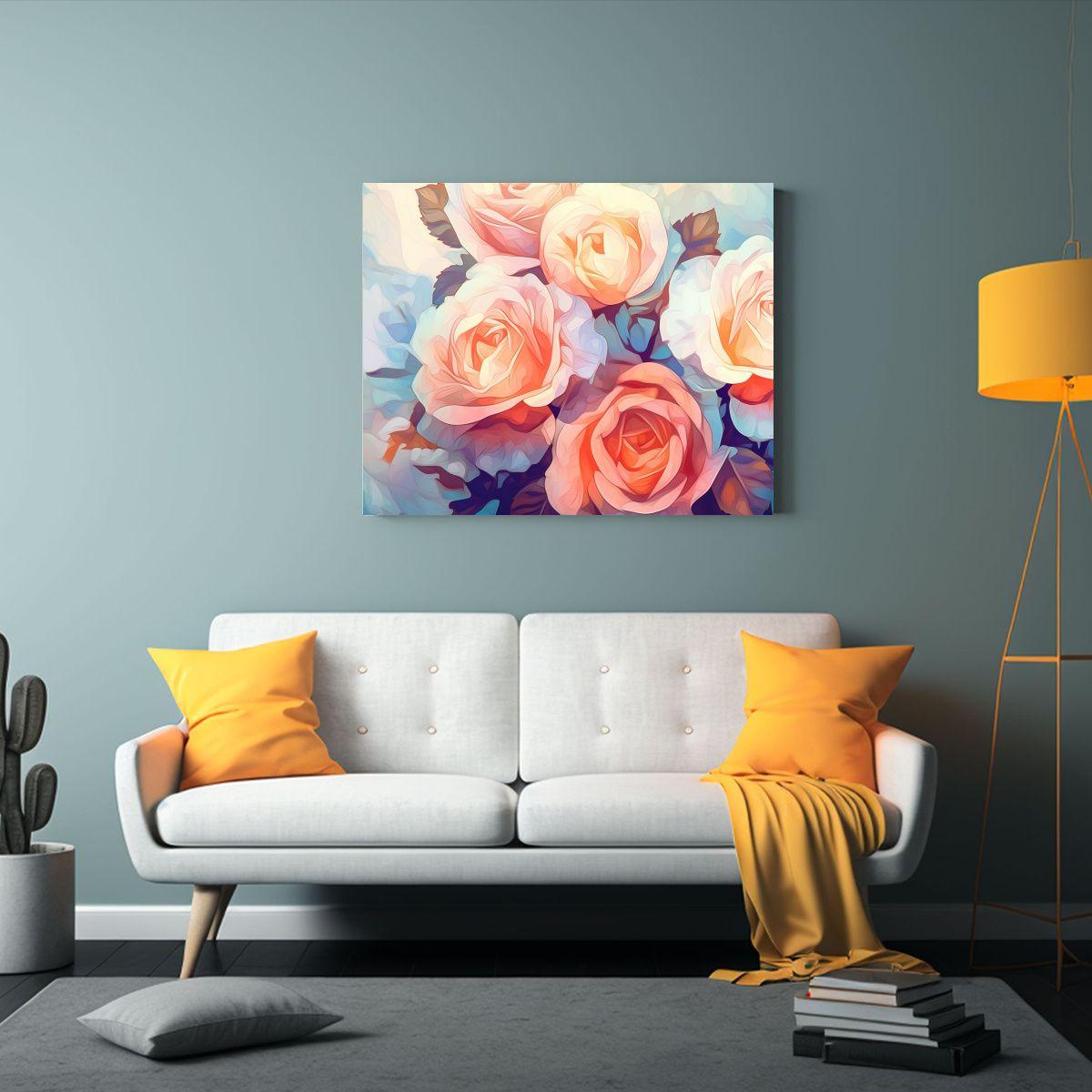 Pinturas Decorativas Arte Tela Sublimada Sensibilidad Artís 120x80cm-2