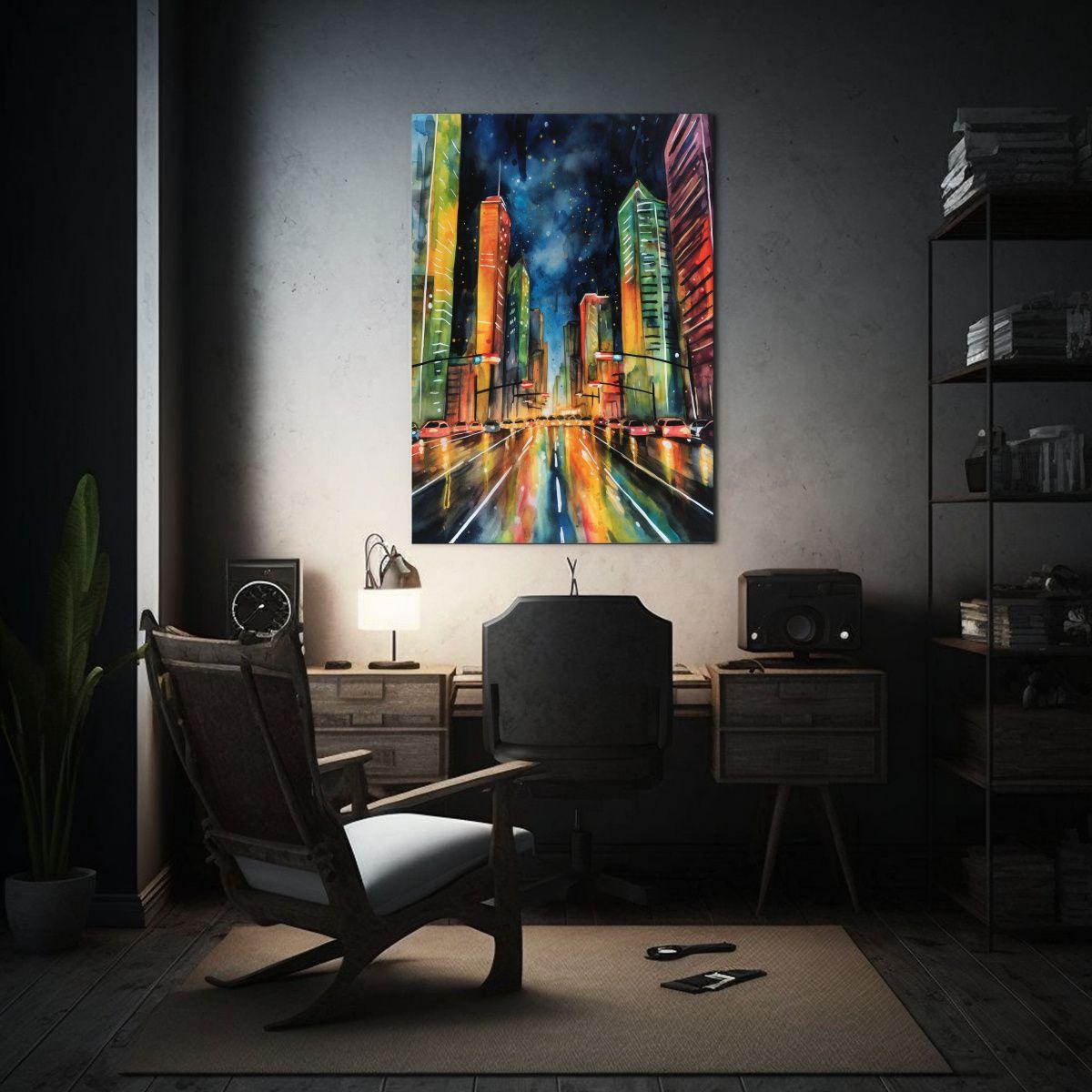 Cuadro En Bastidor Artístico De Movimiento Y 40x60cm-2