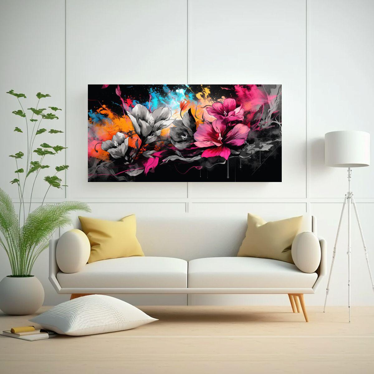 Pinturas Decorativas Con Atmósfera Neonoir 100x50cm-2