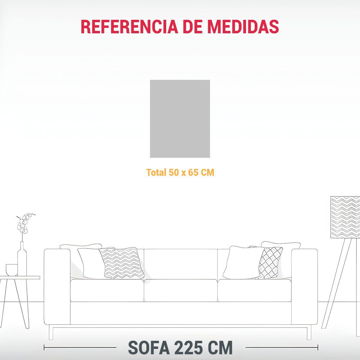 Arte De Pared Imagen Único Estilo Vidriera Millar 50x65cm-1