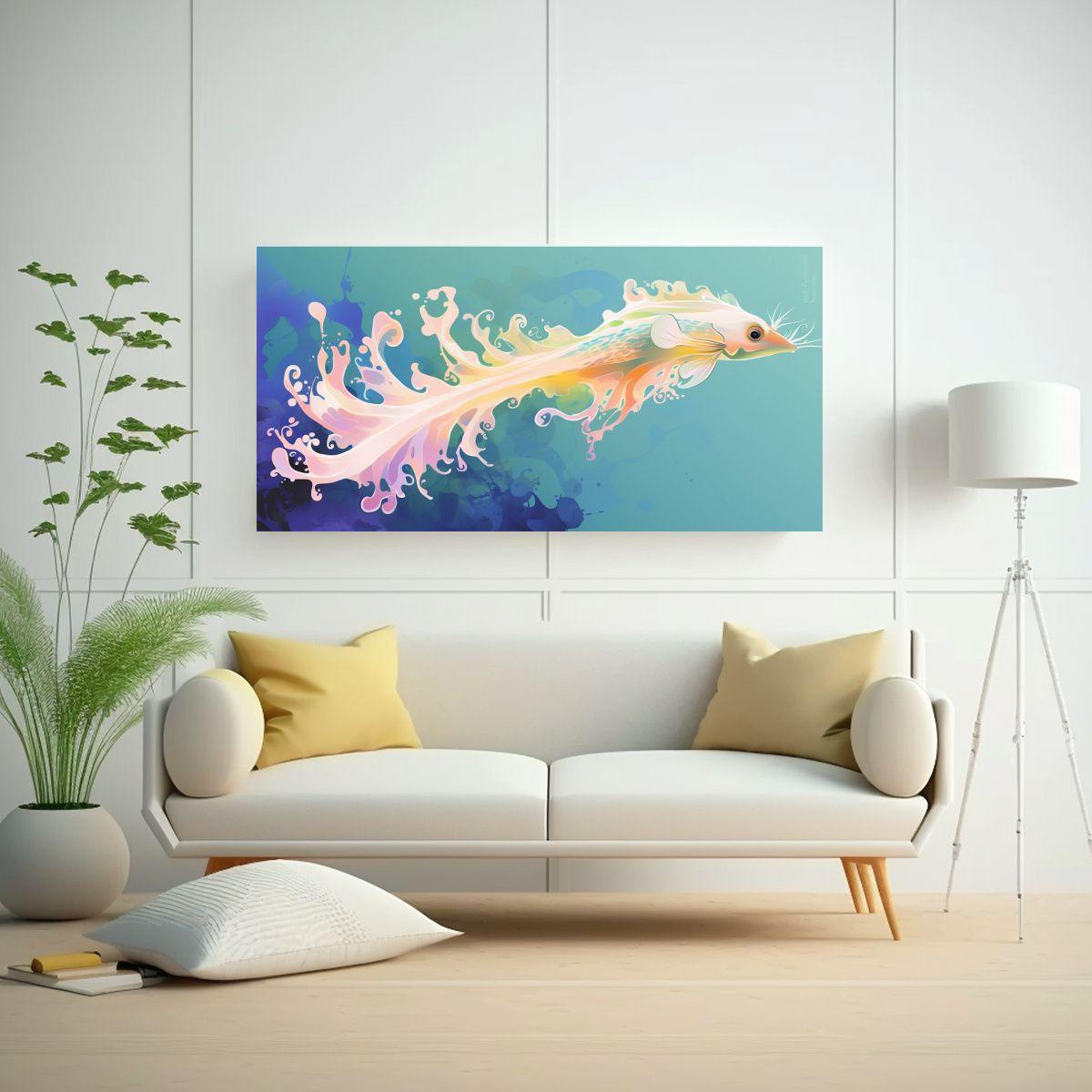 Pinturas De Decoración Surrealista De Arte Fino:  100x50cm-2