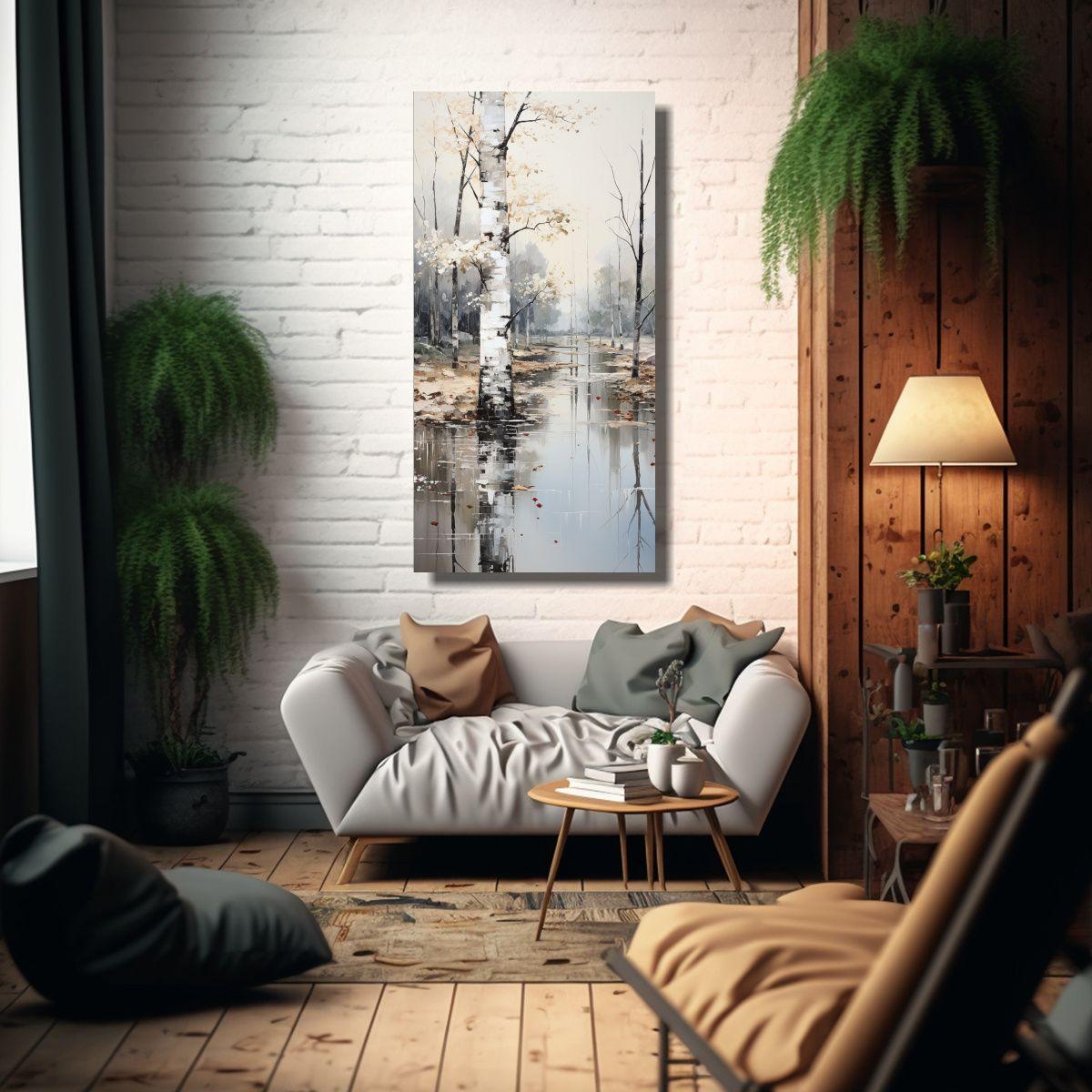 Tela En Bastidor Expresión Inspiración Pintura 60x120cm-2