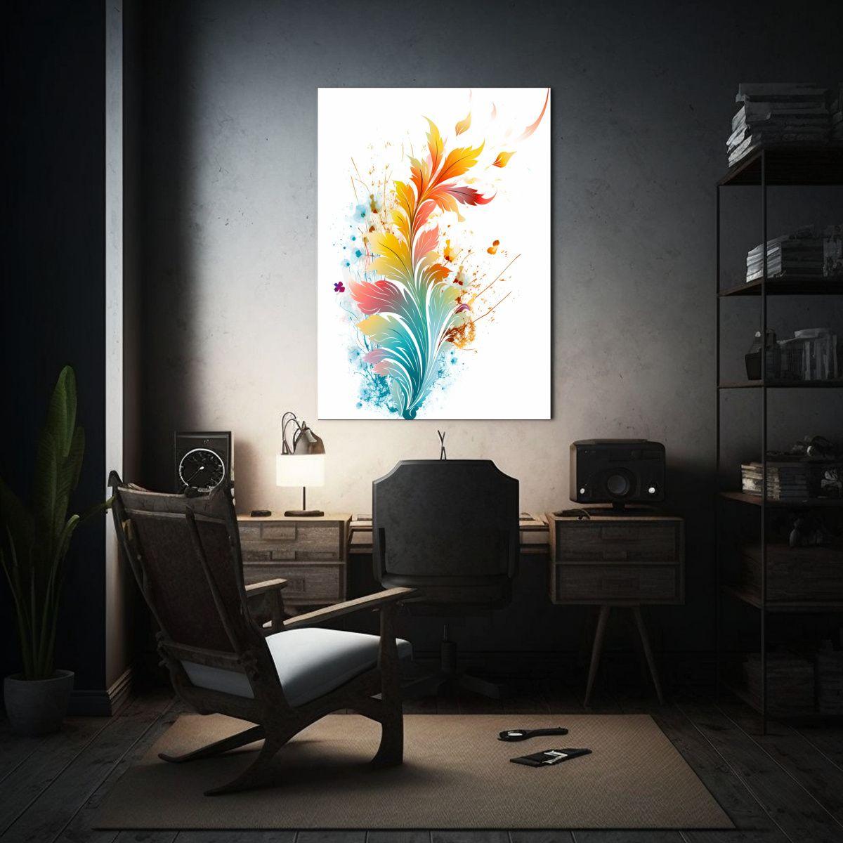 Cuadro Figuras En Lienzo De Alta Calidad Con 20x30 Cm-2