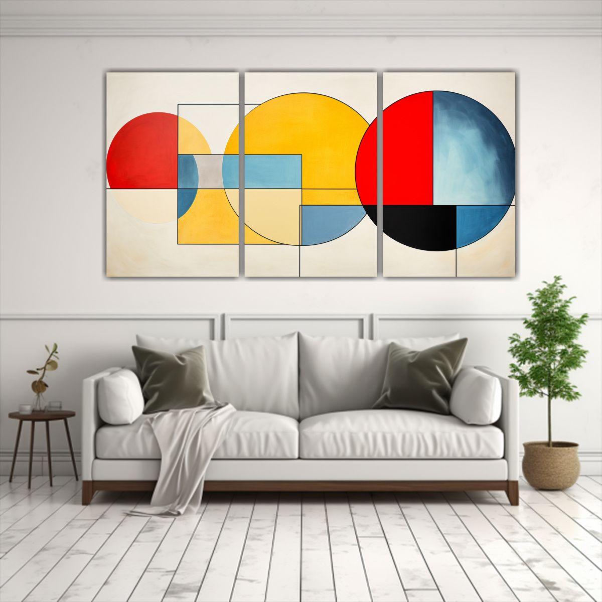 Lienzos Decorativos Mágicos De Fusión Abstracta 60x30 Cm-2