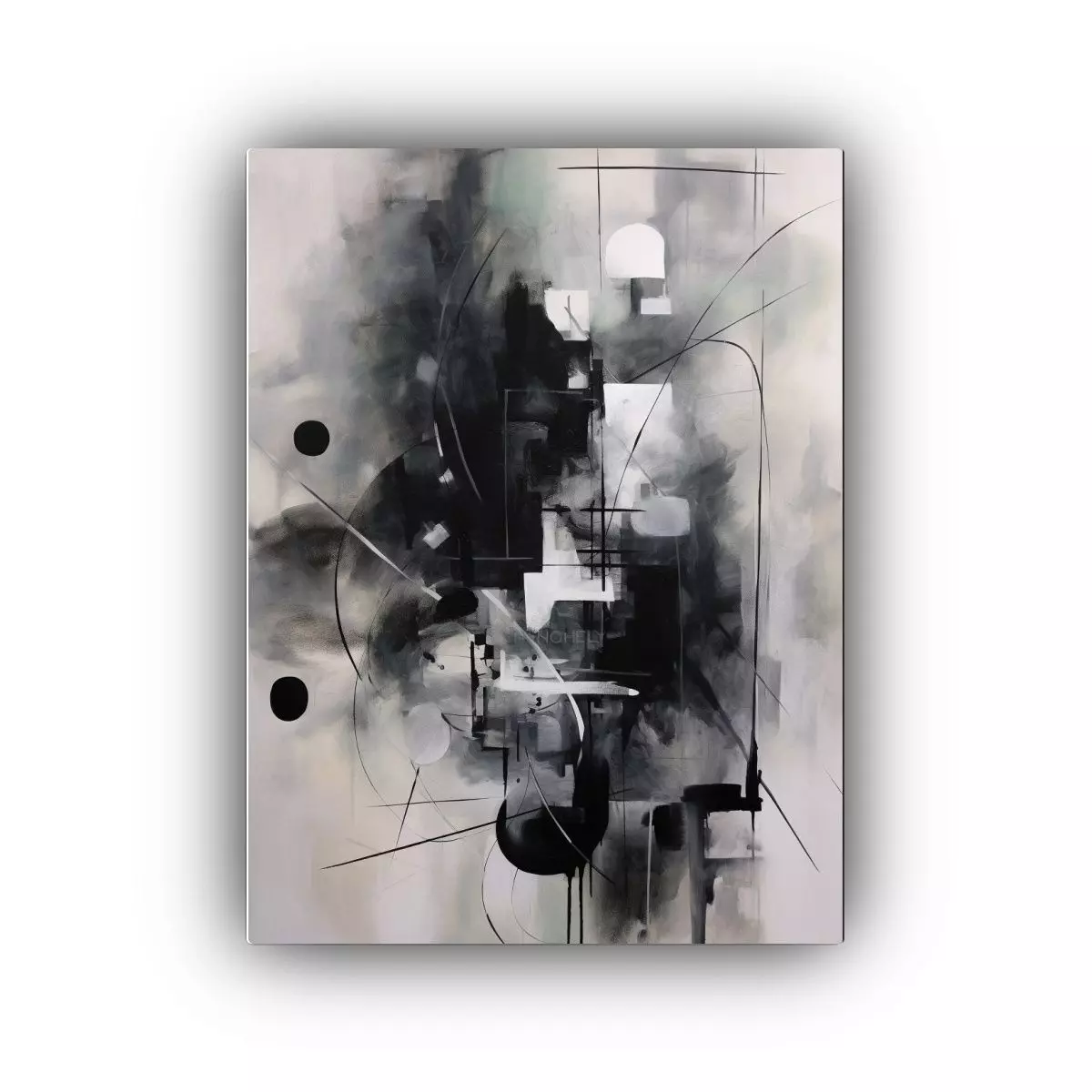 Tela En Bastidor Hermoso Relieve Pintura 80x120cm-0