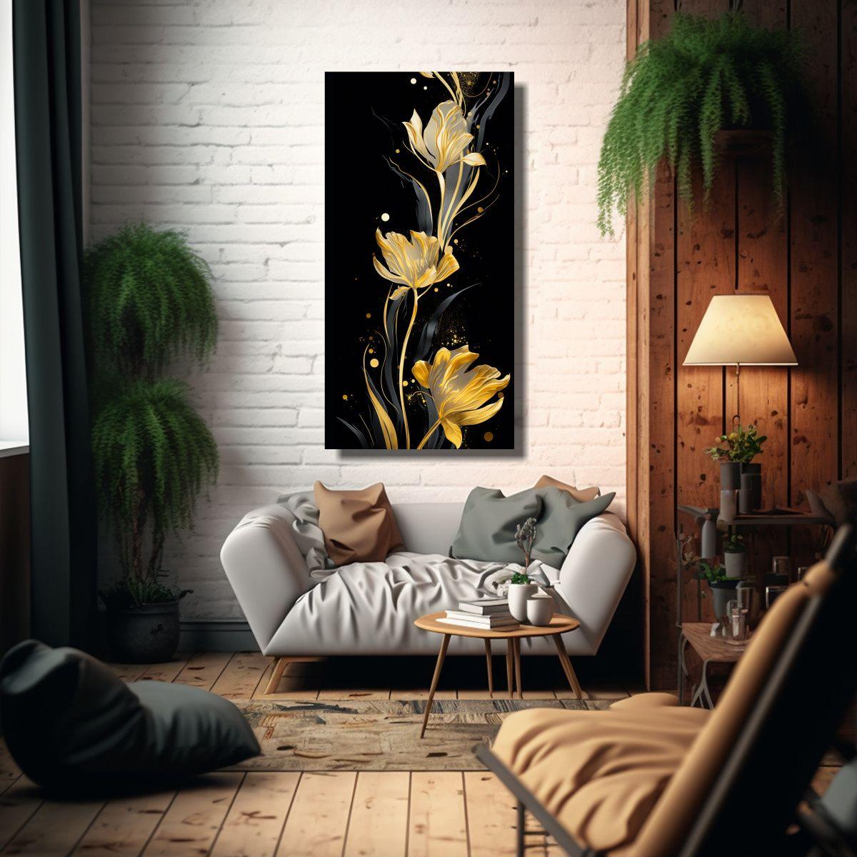 Pinturas De Arte De Pared Estilo Neonoir Con Finas 20x40cm-2