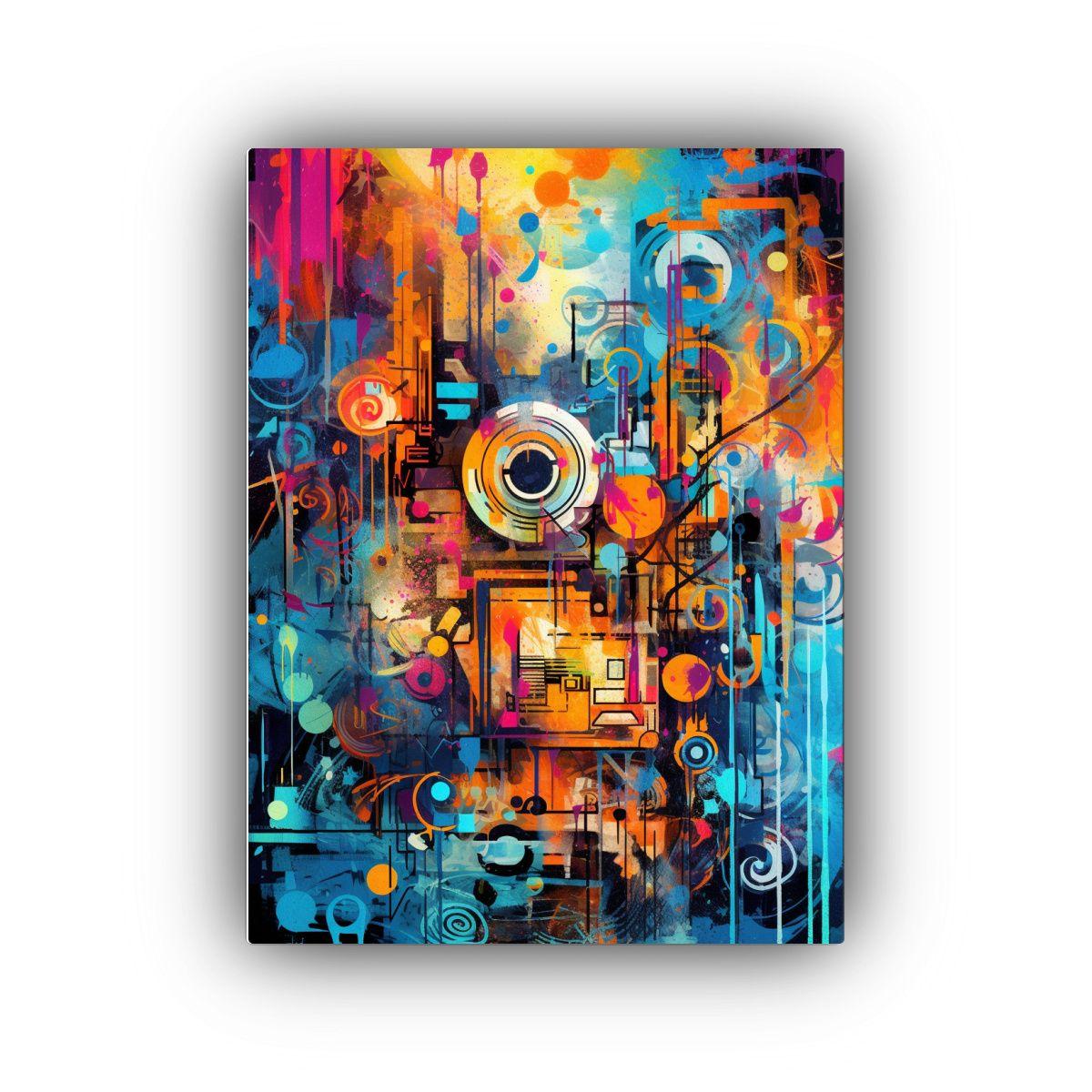 Mural Digital De Diseño Inspirado En Arte 40x60cm-0