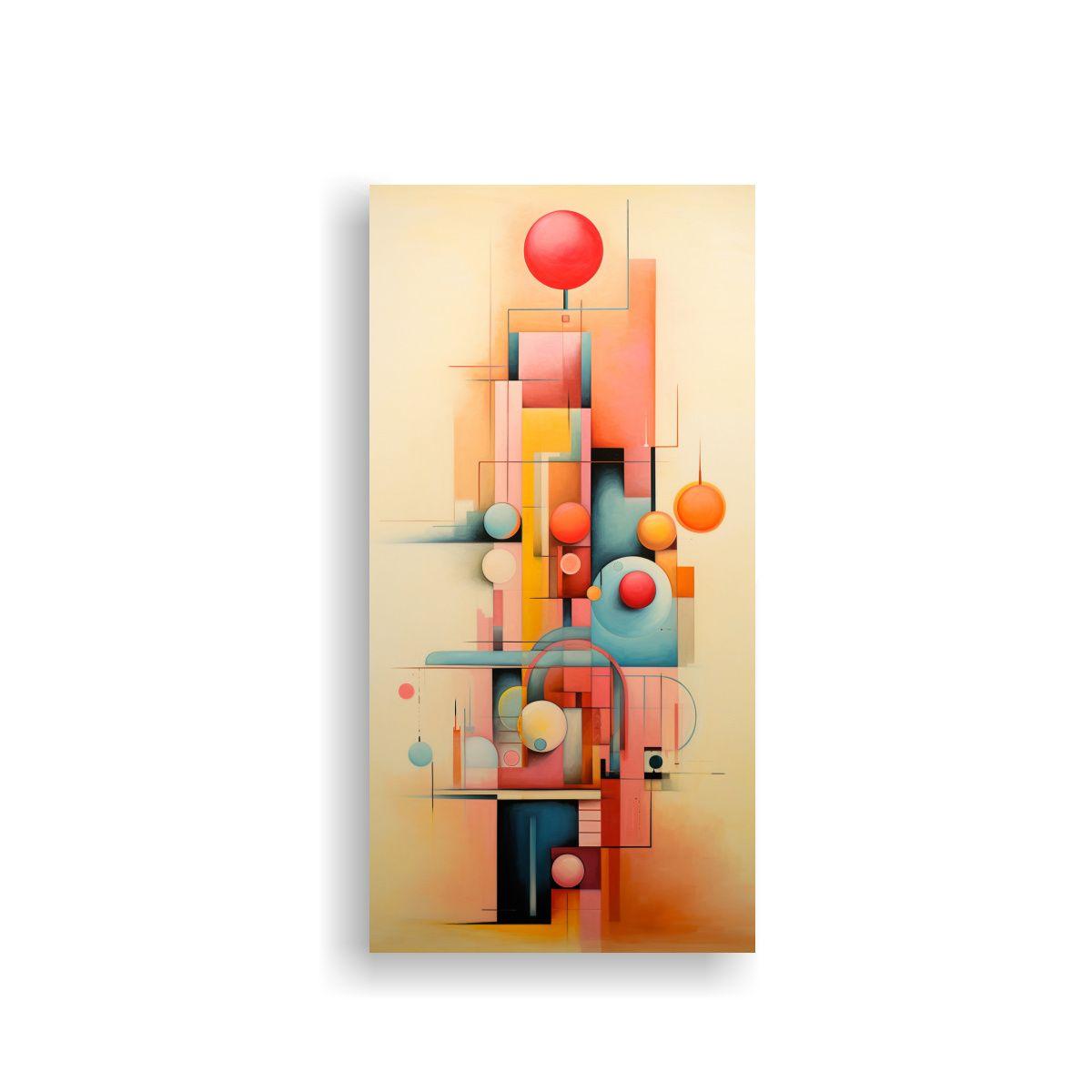 Cuadros Abstractos Para Un Dormitorio Hermoso En 20x40cm-0