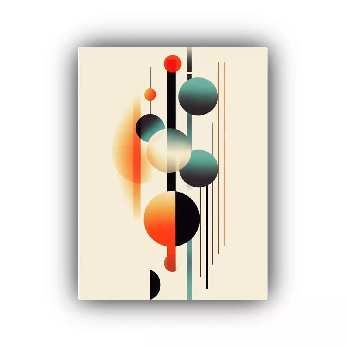 Cuadros De Decoración Con Formas Geométricas 80x120cm-0