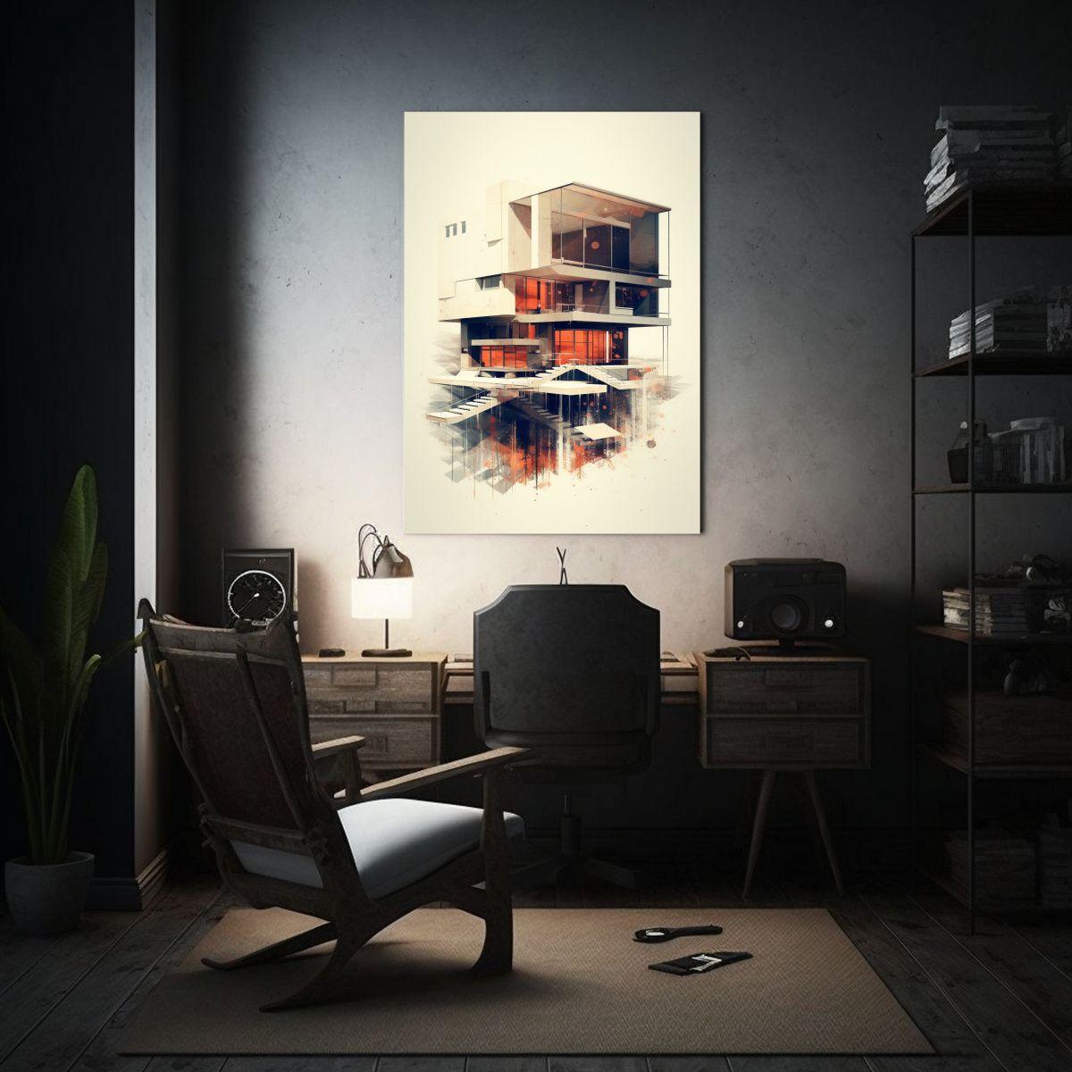 Cuadro Decorativo Minimalista Rectangular Para Casa Moderna  30x45cm-2