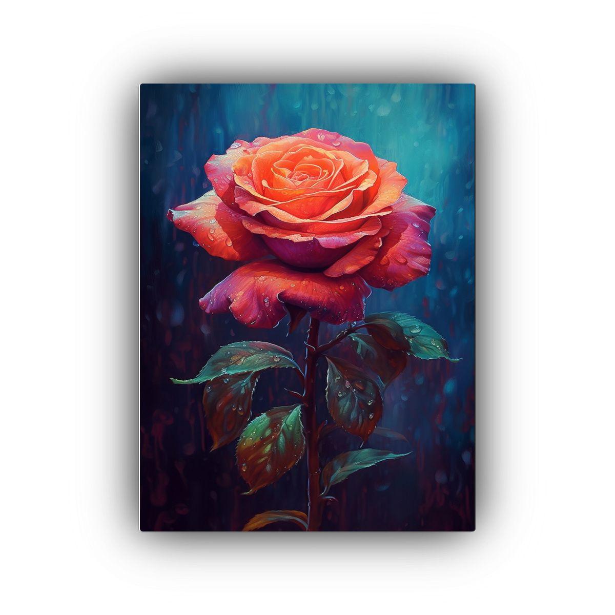 Pintura Decorativa De La Modernidad En The Rose 60x90 Cm-0