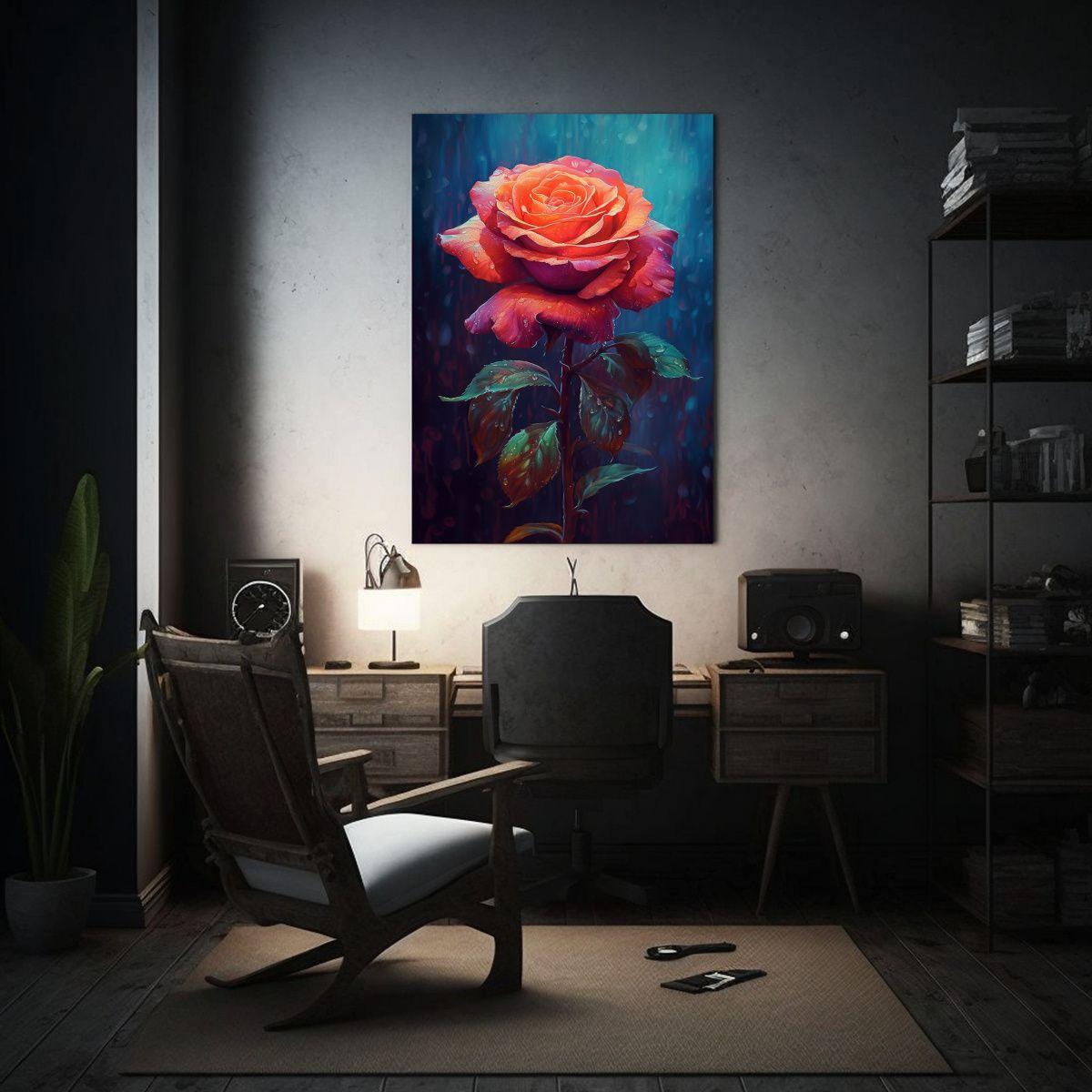 Pintura Decorativa De La Modernidad En The Rose 60x90 Cm-2