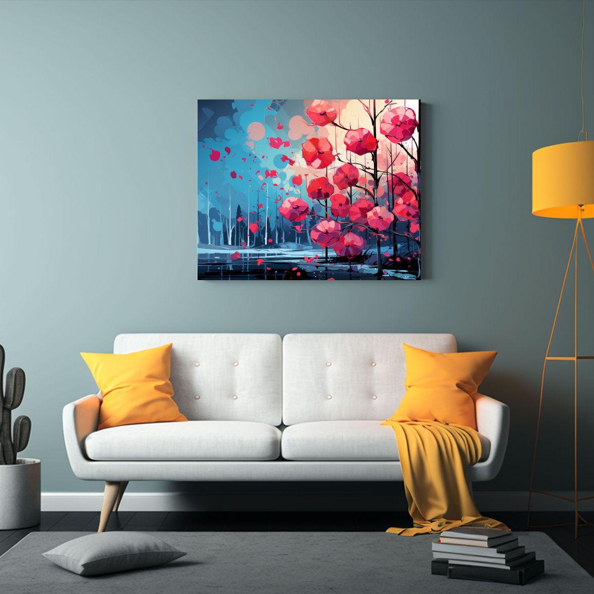 Pinturas Decorativas De Lienzo Con Calidez De Álamo Tembló 120x80cm-2