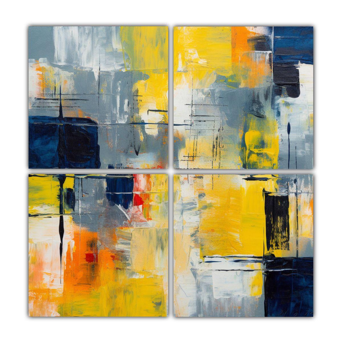 Dibujos Multicolores Para Crear Arte Abstracto 140x140 Cm-0