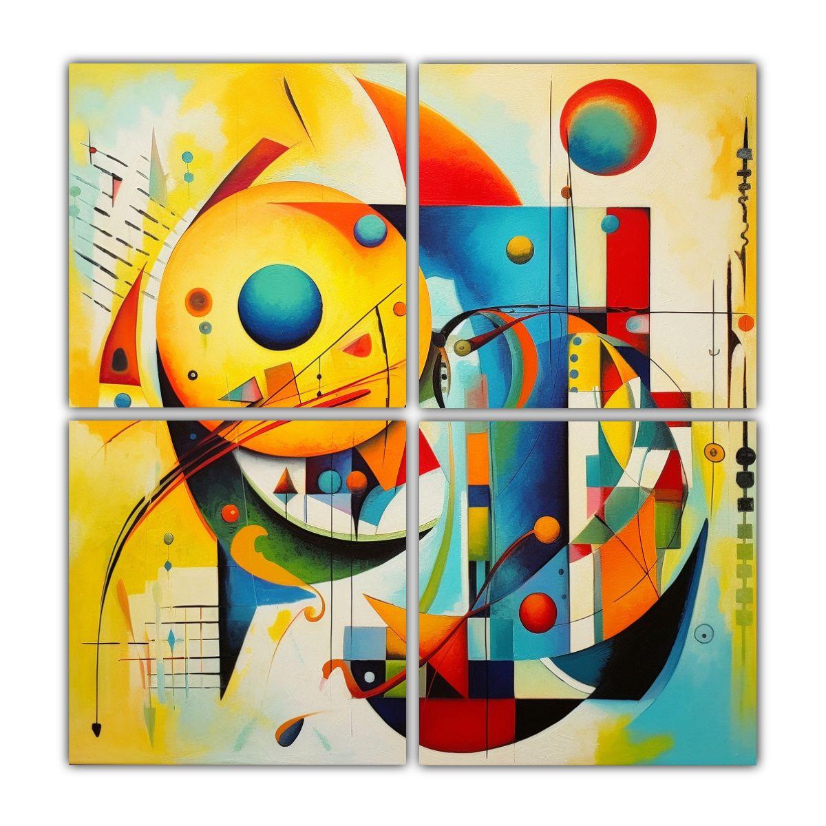 Cuadros Impresos Darby Andy Warhol Arte Decorativo 120x120 Cm-0