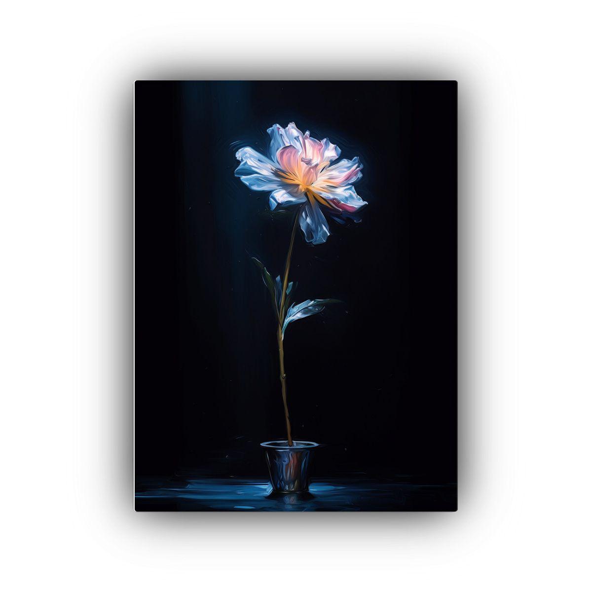 Cuadro Calidos Simple Con Flor De Viaje 30x40cm-0
