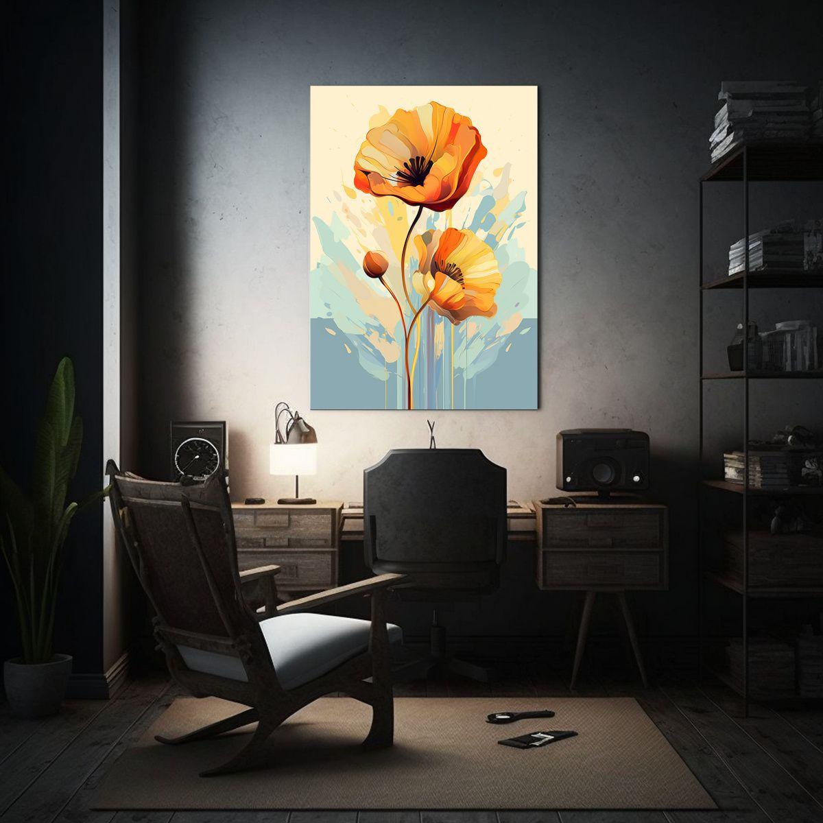 Cuadro De Lienzo Elegante Con Composición Estilo 20x30cm-2