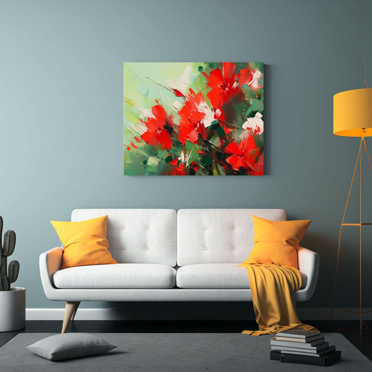 Cuadro Estilo Galería: Protagonismo De Flores 30x20cm-2
