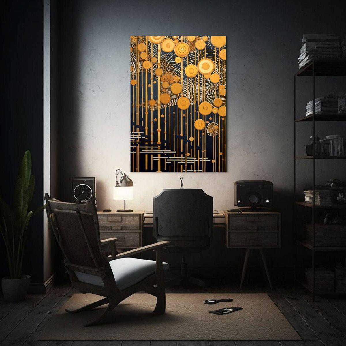Pintura Decorativa En Bastidor Estilo Galería De Linograbad 40x50cm-2
