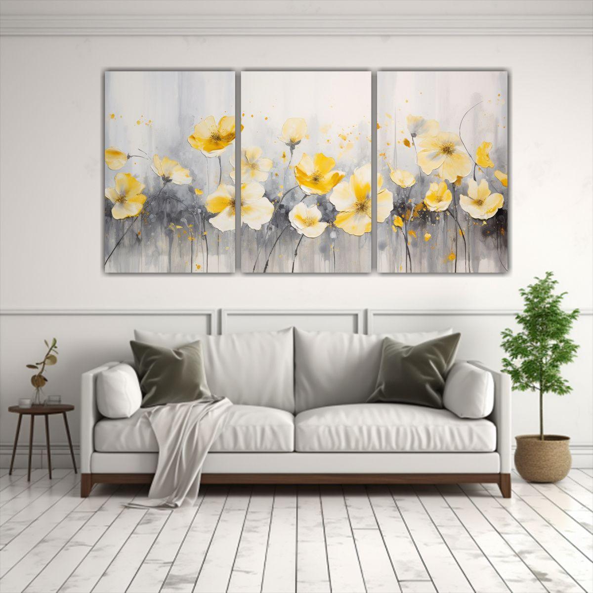Tríptico Vintage Originalidad En Pintura 240x120 Cm-2