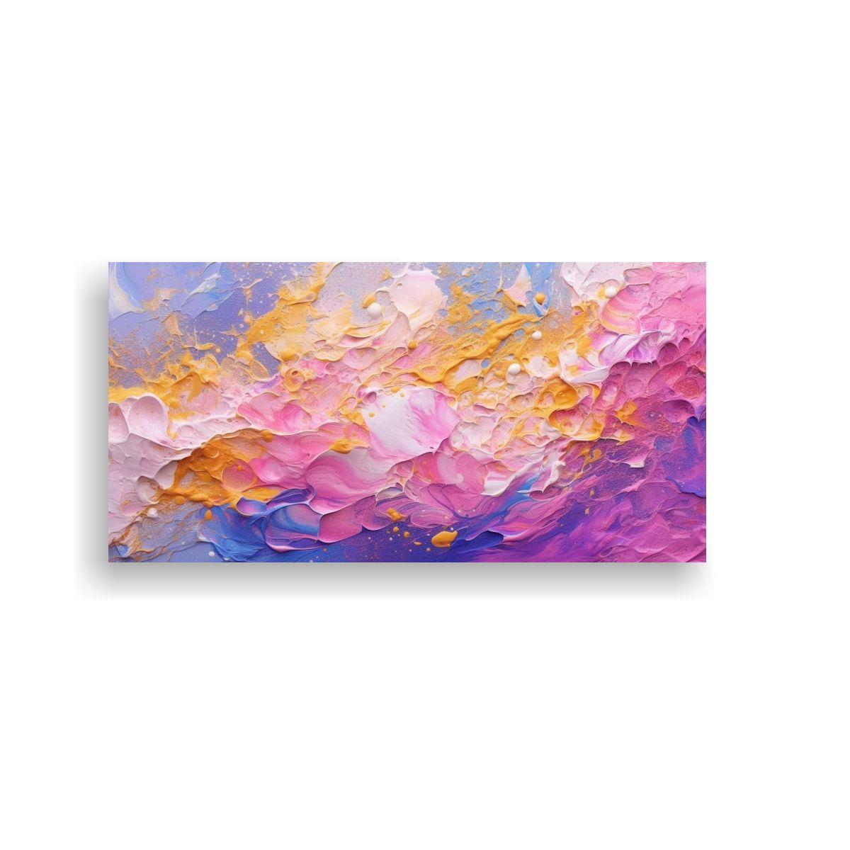 Cuadro Tela Canvas Diseño Abstracto Forma 160x80cm-0