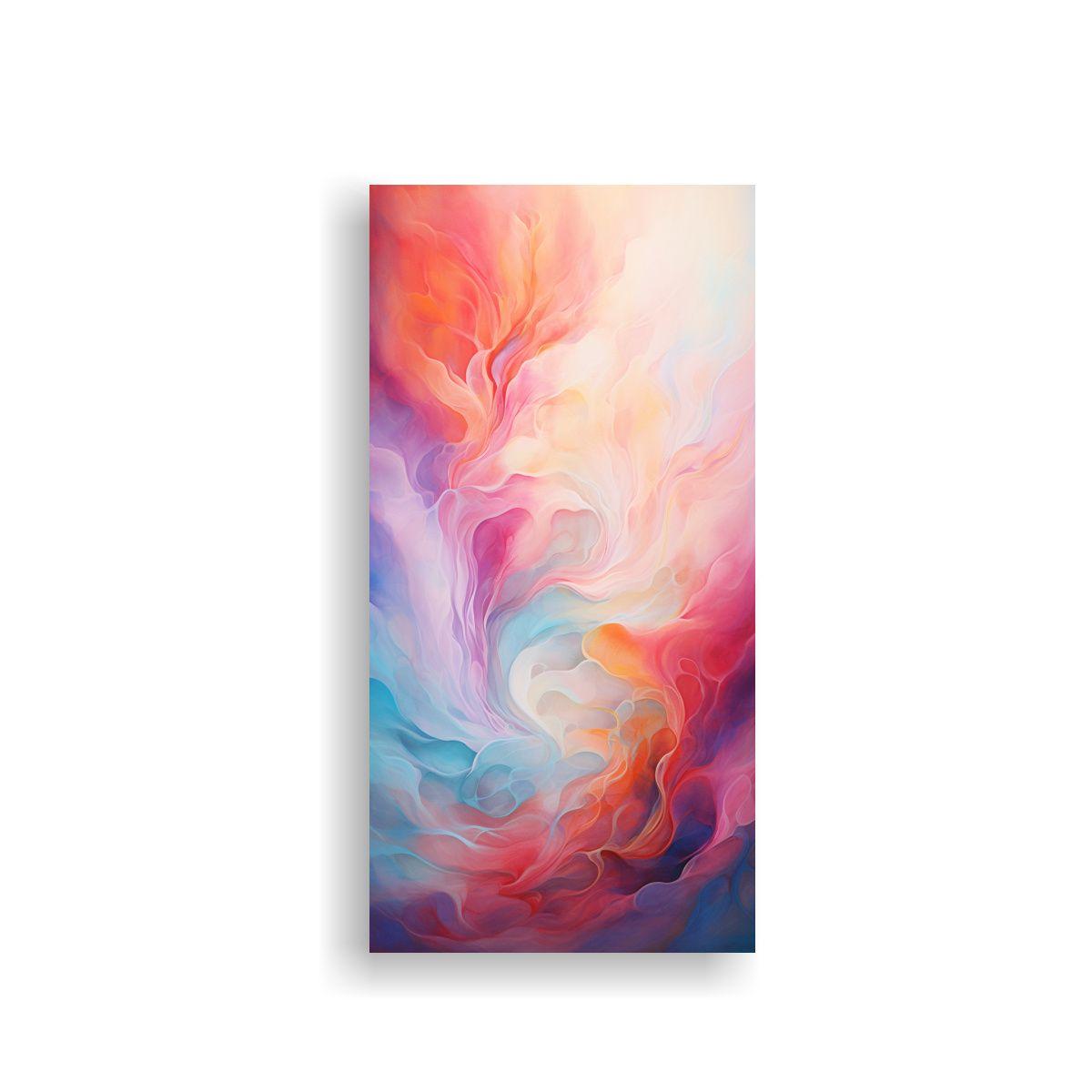 Tela En Bastidor Para Oficina Con Representación 40x80 Cm-0