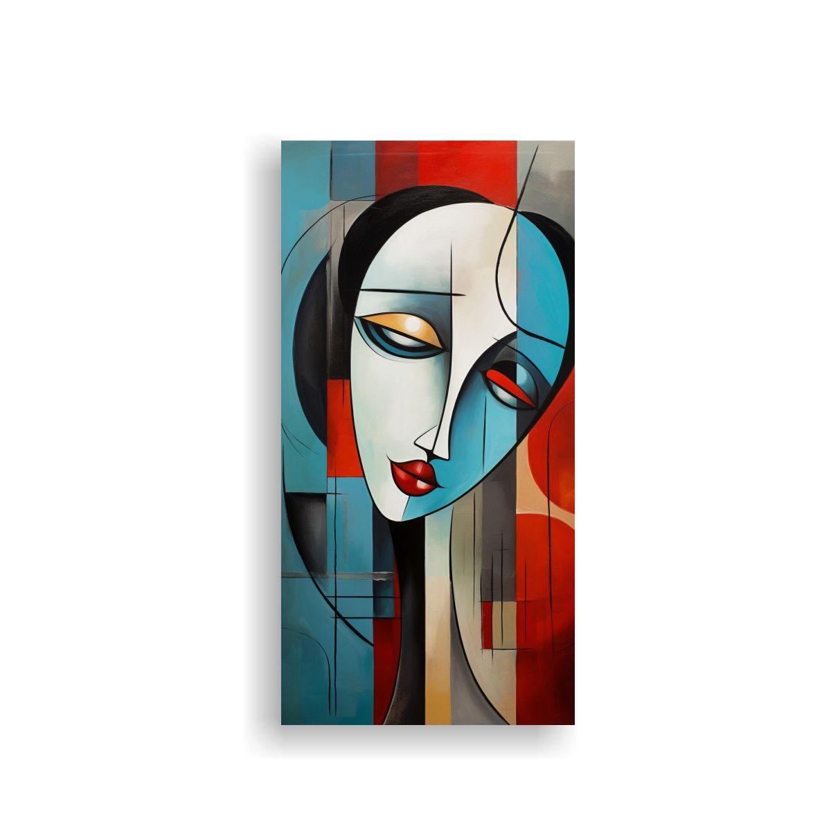 Cuadro Abstracto Para Decoración De Sala 60x120cm-0