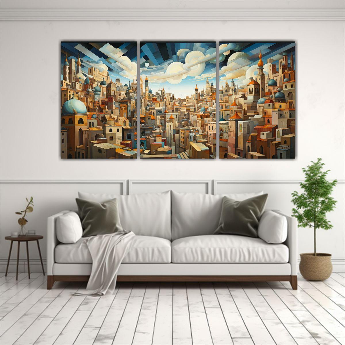 Pintura De Arte De Pared En Tela Sublimada: 150x75 Cm-2