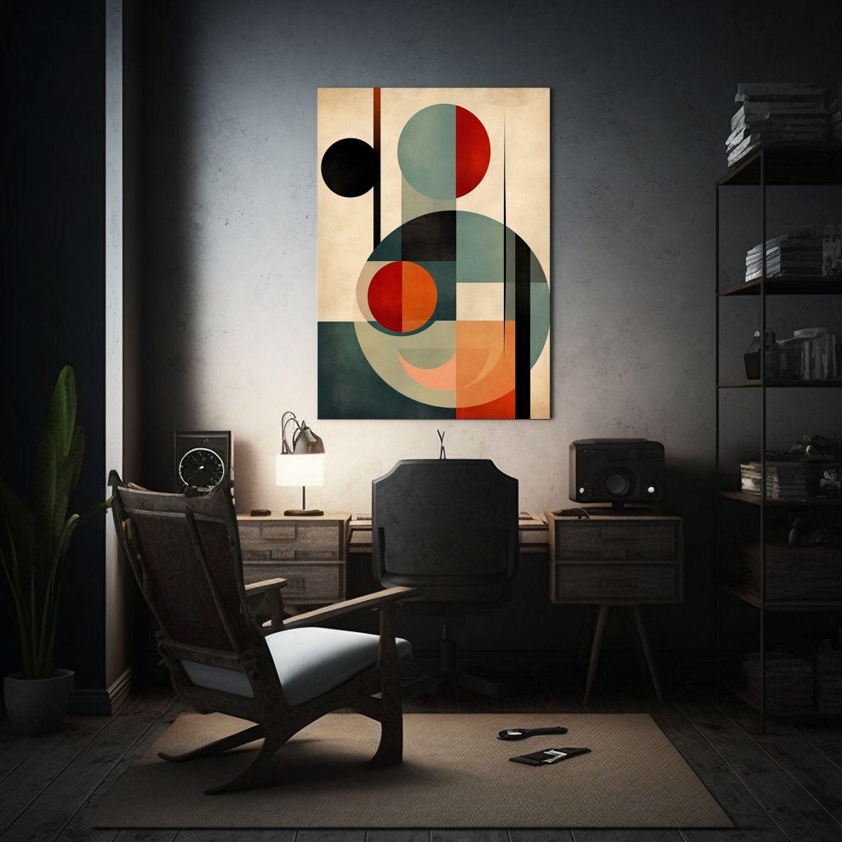 Cuadro Abstracto De Colores Para Decoración 20x30cm-2