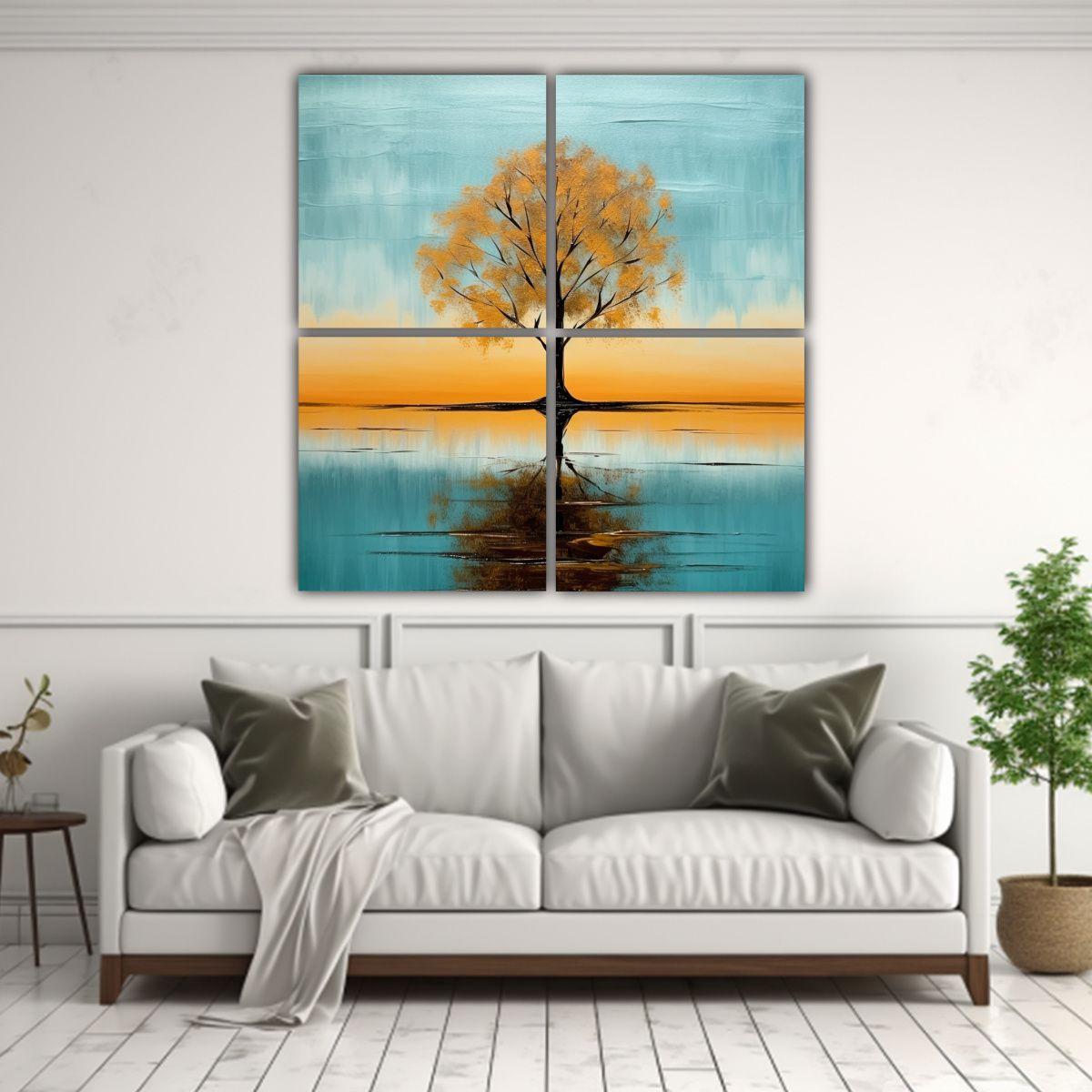 Pinturas Decorativas De Composición Abstracta 200x200 Cm-2