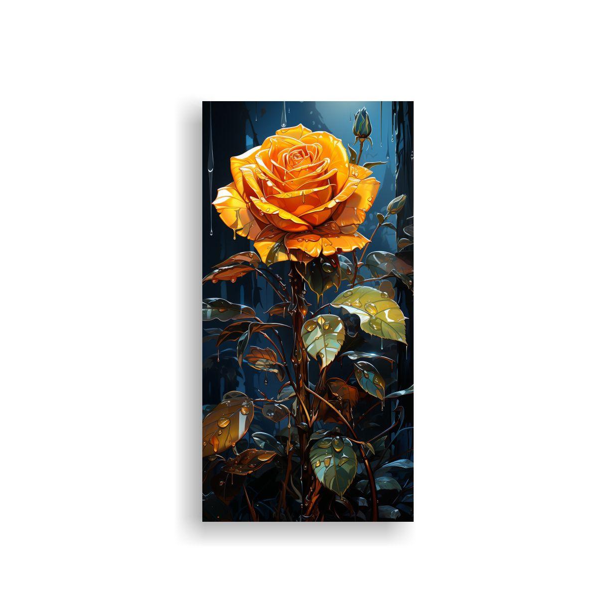 Cuadro De Decoración Composición Dibujo Poder 50x100cm-0