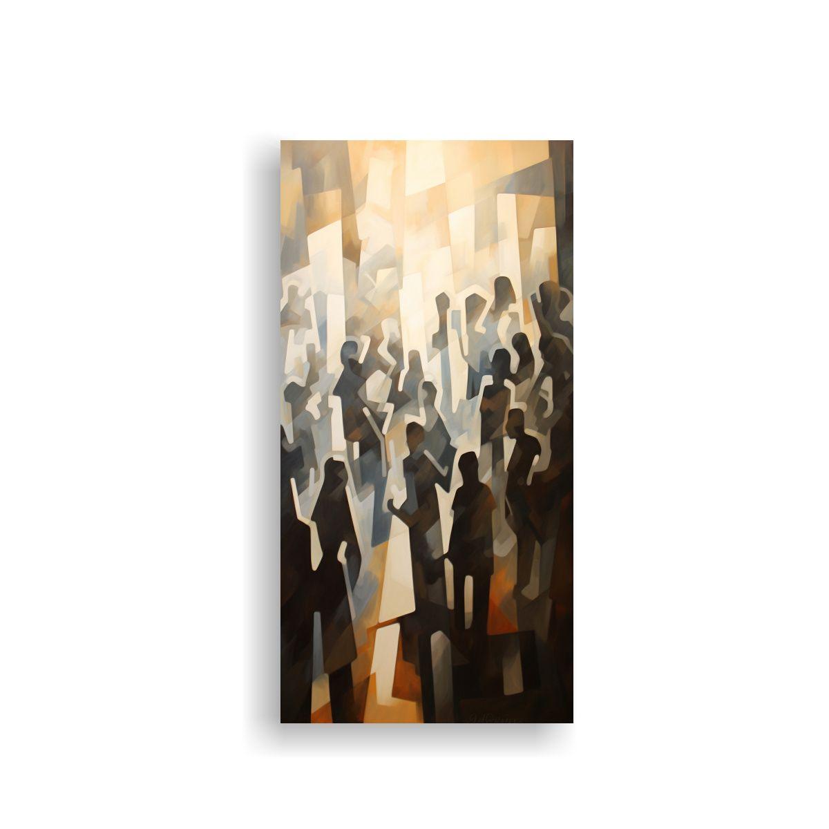 Pintura Decorativa Lienzo Fotográfico Abstractas 40x80cm-0