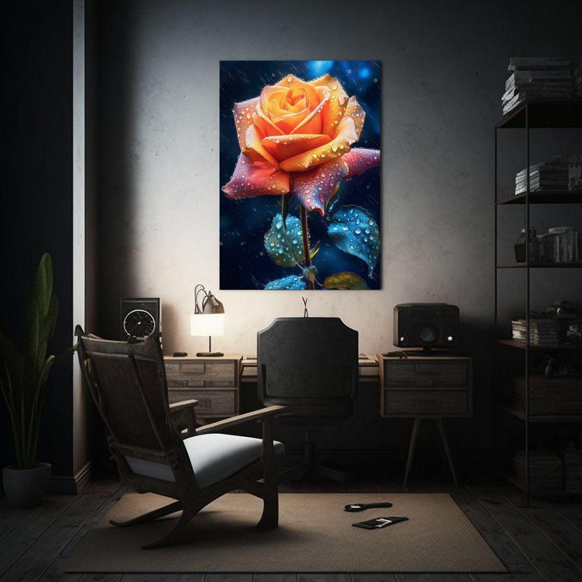 1 Cuadro Dibujo Salón Enfoque De Renderizado 30x40cm-2