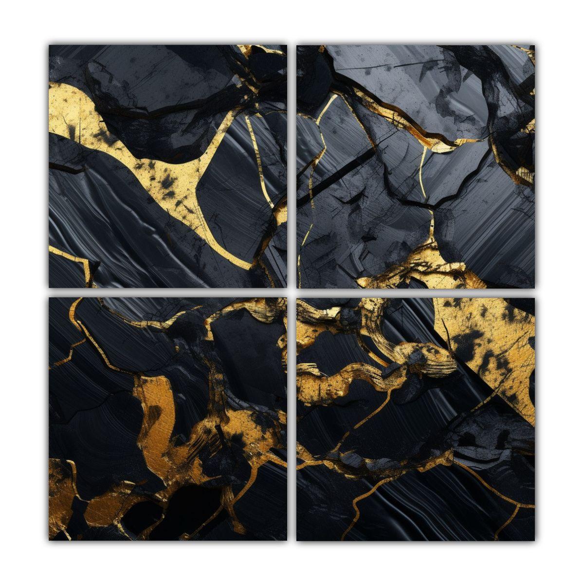 Pintura Decorativa Con Textura De Fondo De Roca 120x120 Cm-0