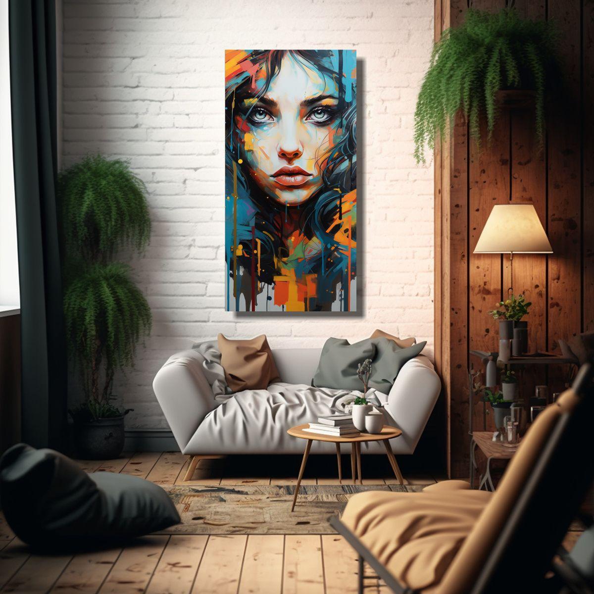 Arte De Pared Moderno Belleza Pintura En Lienzo 30x60cm-2