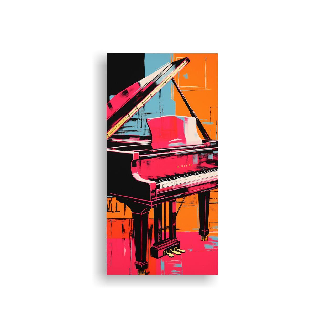Cuadro Moderno Simétrico De Andy Warhol Que 40x80 Cm-0