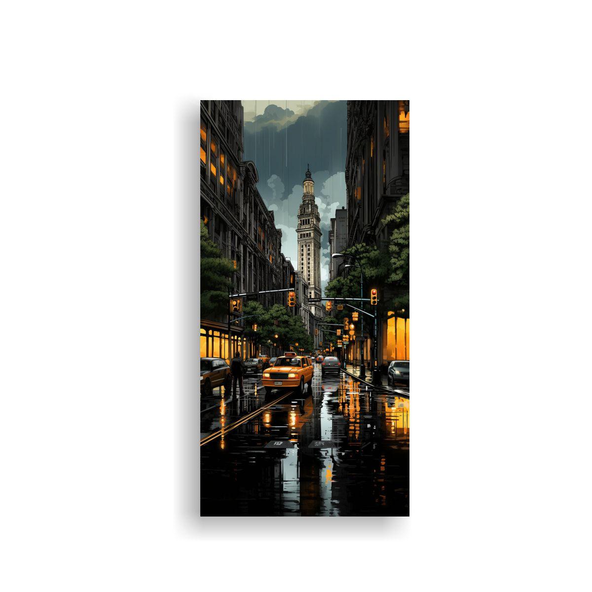 Pintura Decorativa Expresión Naturaleza Viva 70x140cm-0