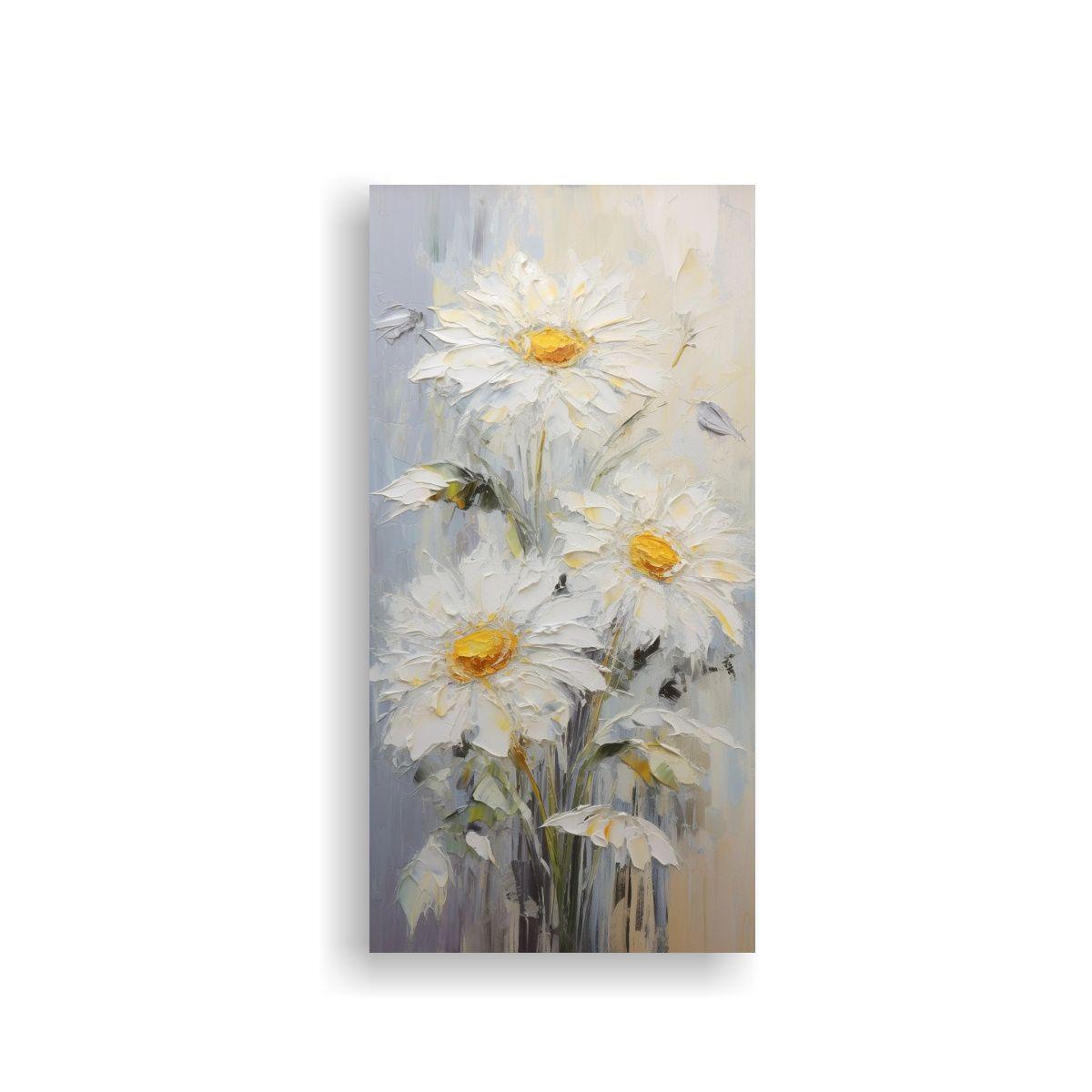Cuadro Concepto Armonía: Pintura De Girasoles 70x140cm-0