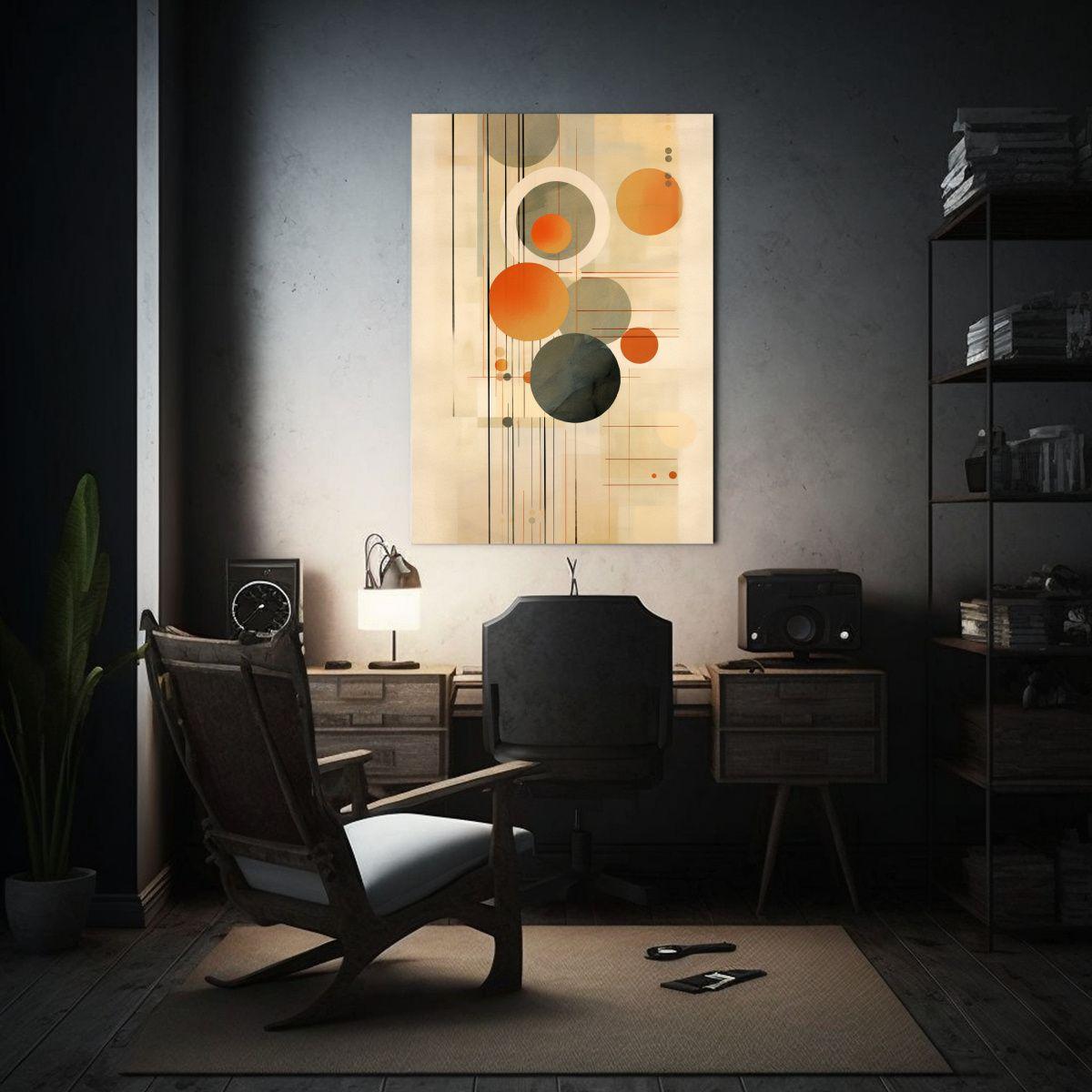Cuadro Decorativo De Arte Acuarela Con Un Moderno 20x30cm-2