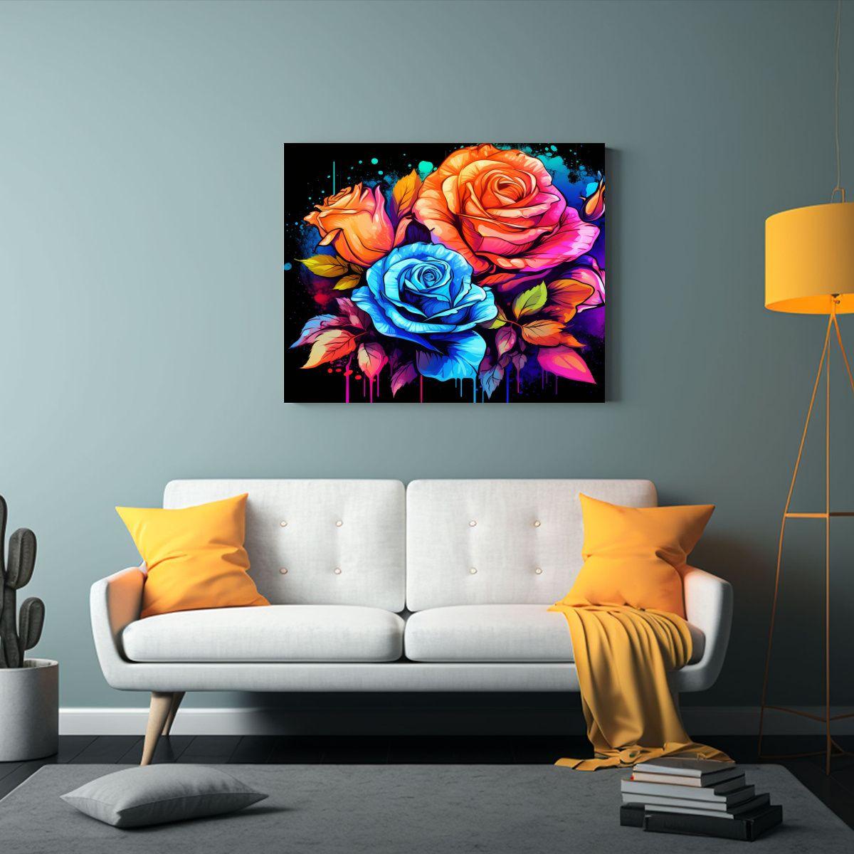 Cuadro Moderno Vida Colorido Para Decoración De Paredes 30x20cm-2