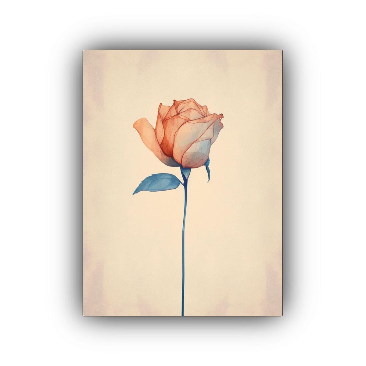 Pintura Acuarela Minimalista Artesanal De Arte 80x120cm-0