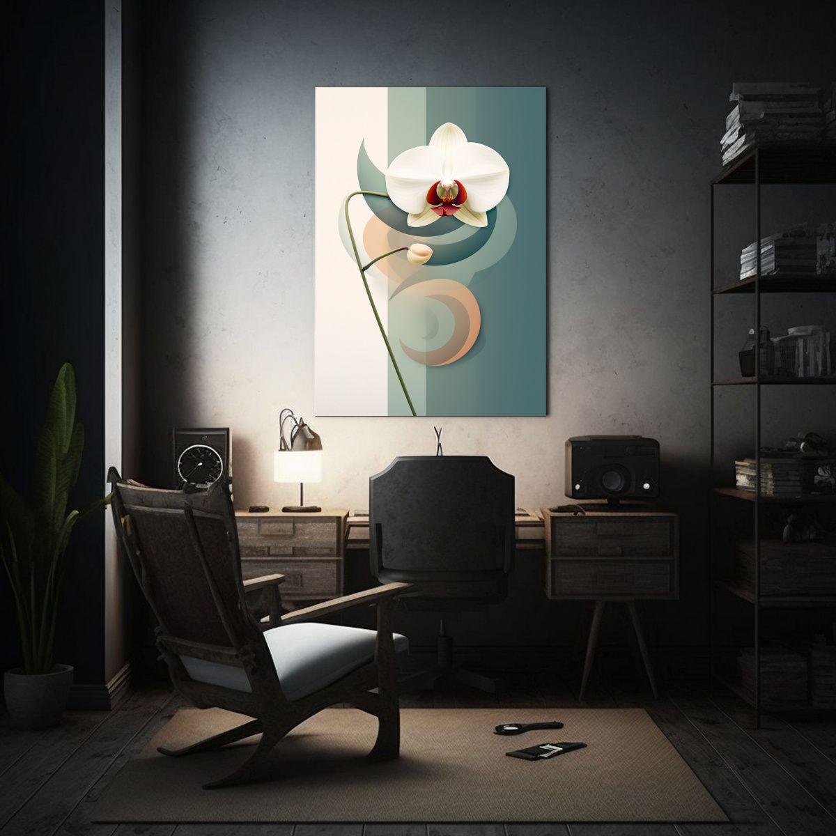 Cuadro De Tela Minimalista Con Formación 80x120cm-2
