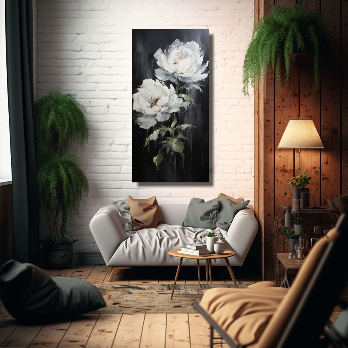 Pintura De Arte De Pared Moderno En Lienzo Estilo 60x120cm-2