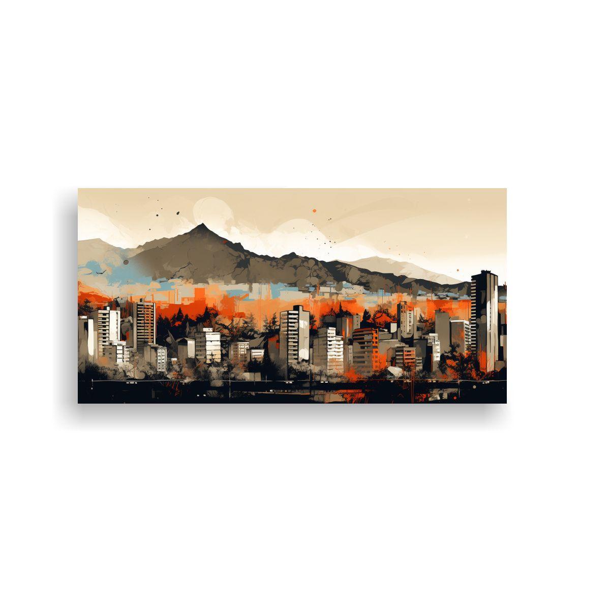 Cuadros De Tela En Bastidor Santiago Chile 140x70cm-0