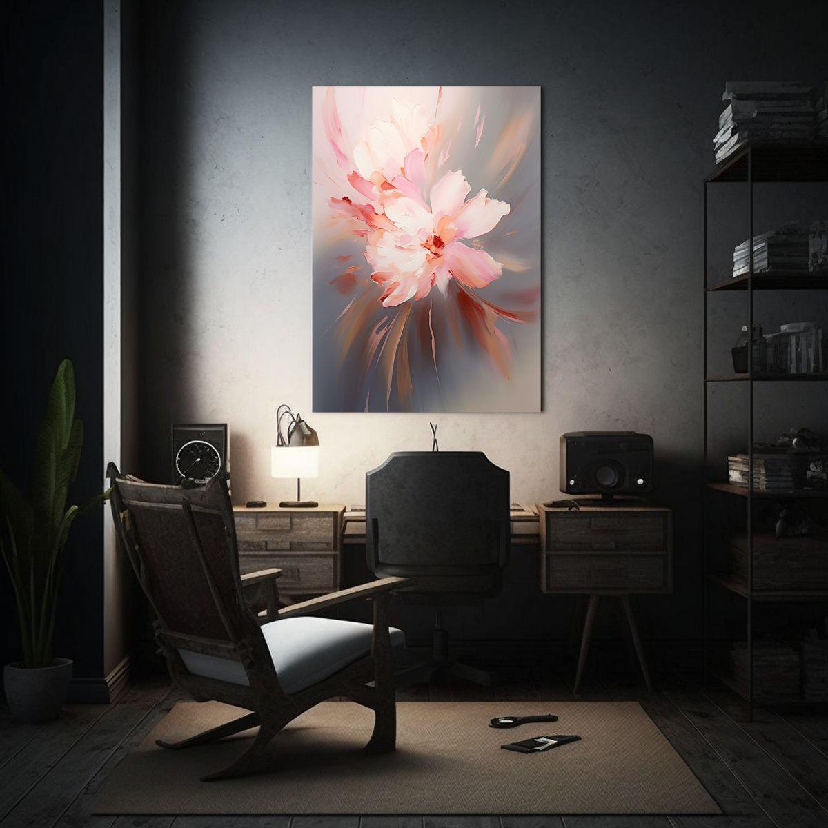 Pinturas Decorativas Abstractas De Flores 80x120cm-2