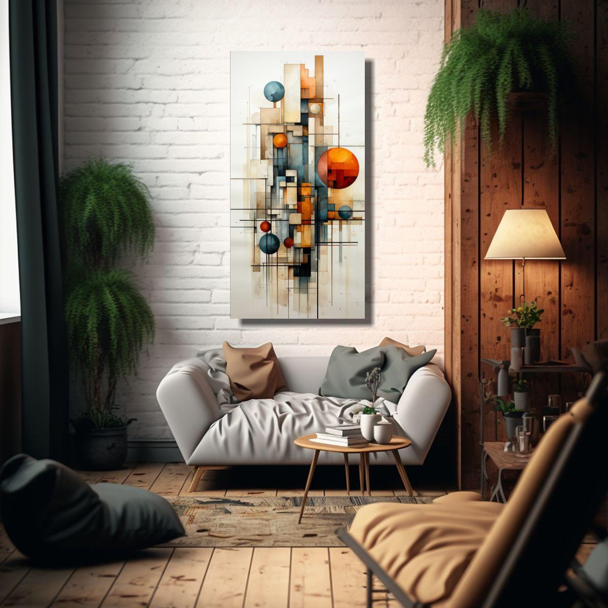 Pintura Decorativa En Lienzo Belleza Natural 60x120cm-2